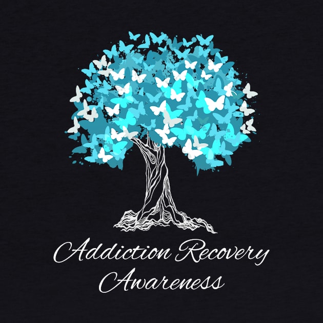 Addiction Recovery Awareness by MerchAndrey